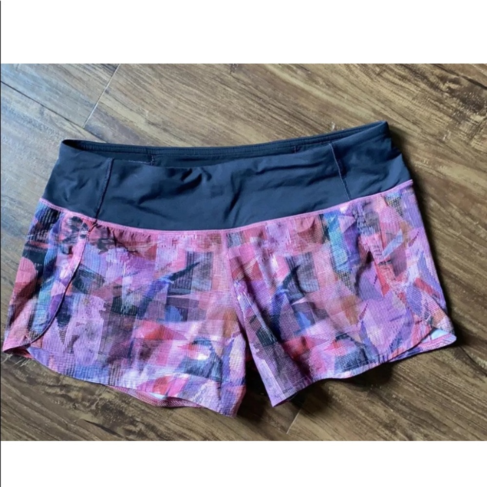 Lululemon 4” inseam pink shorts size 6